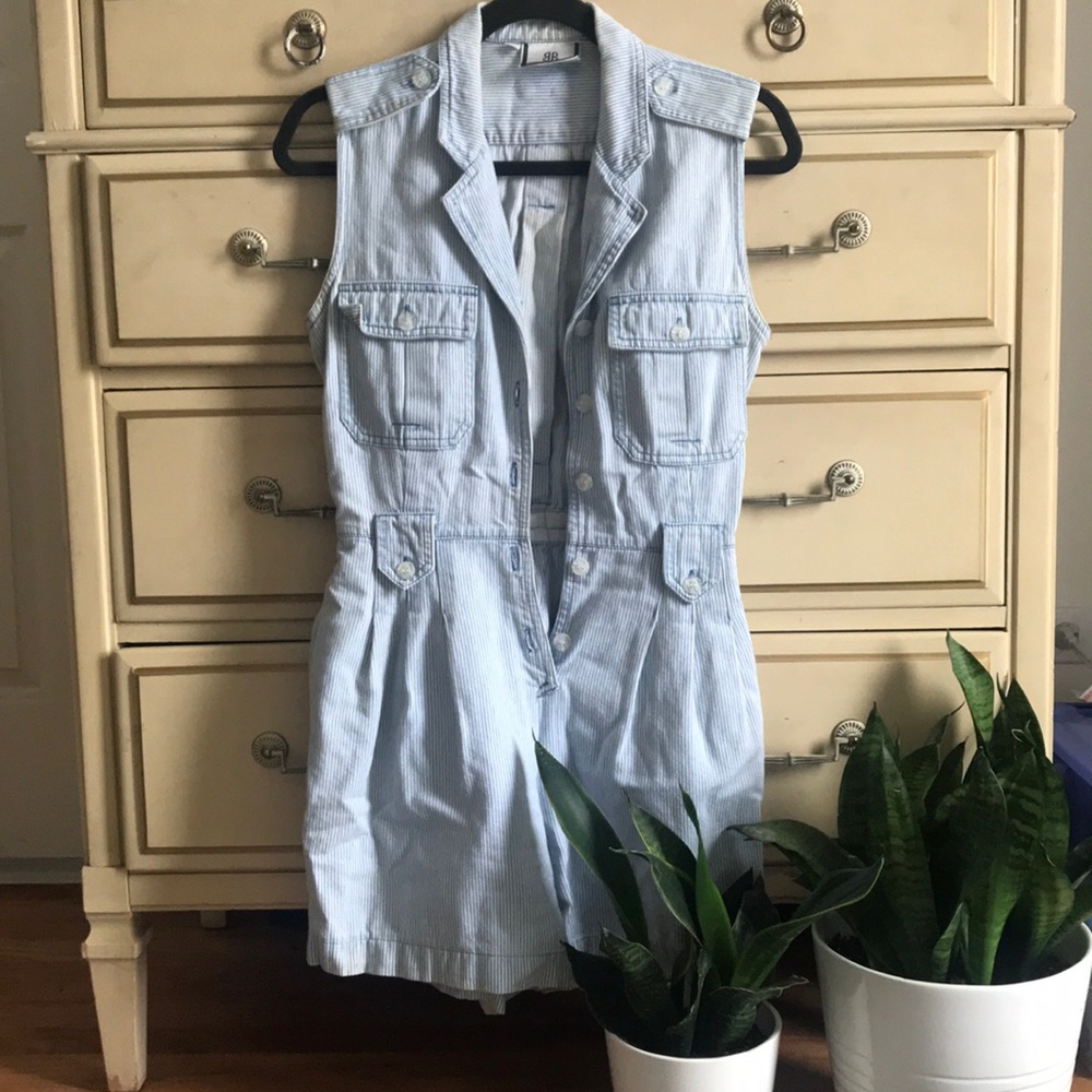 Vintage denim romper